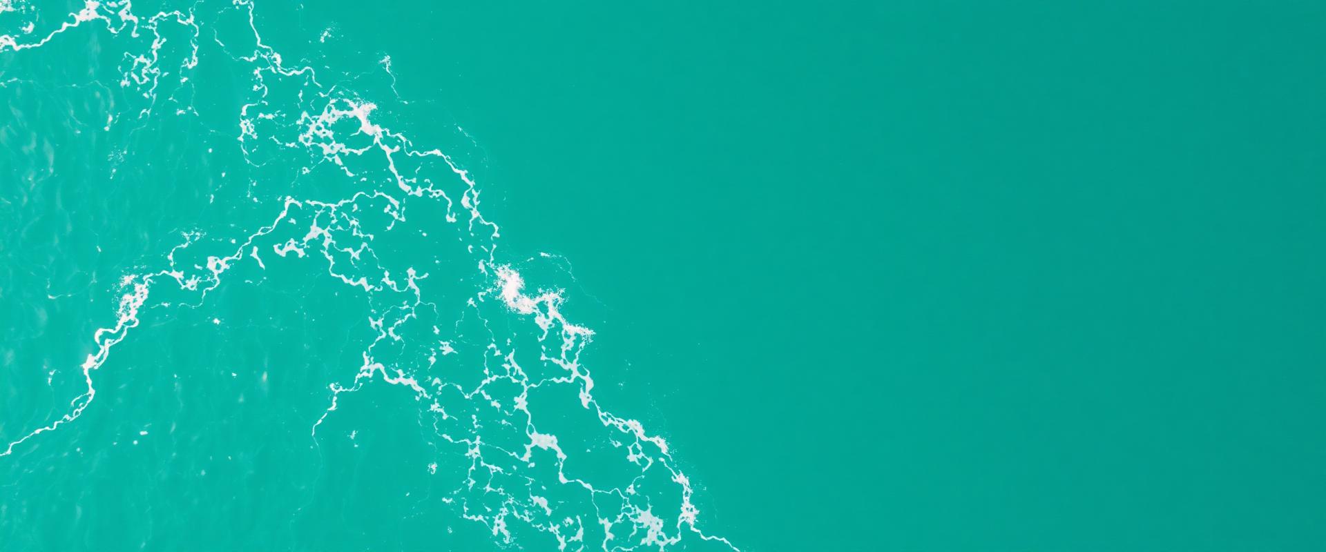 Mediterranean water from above